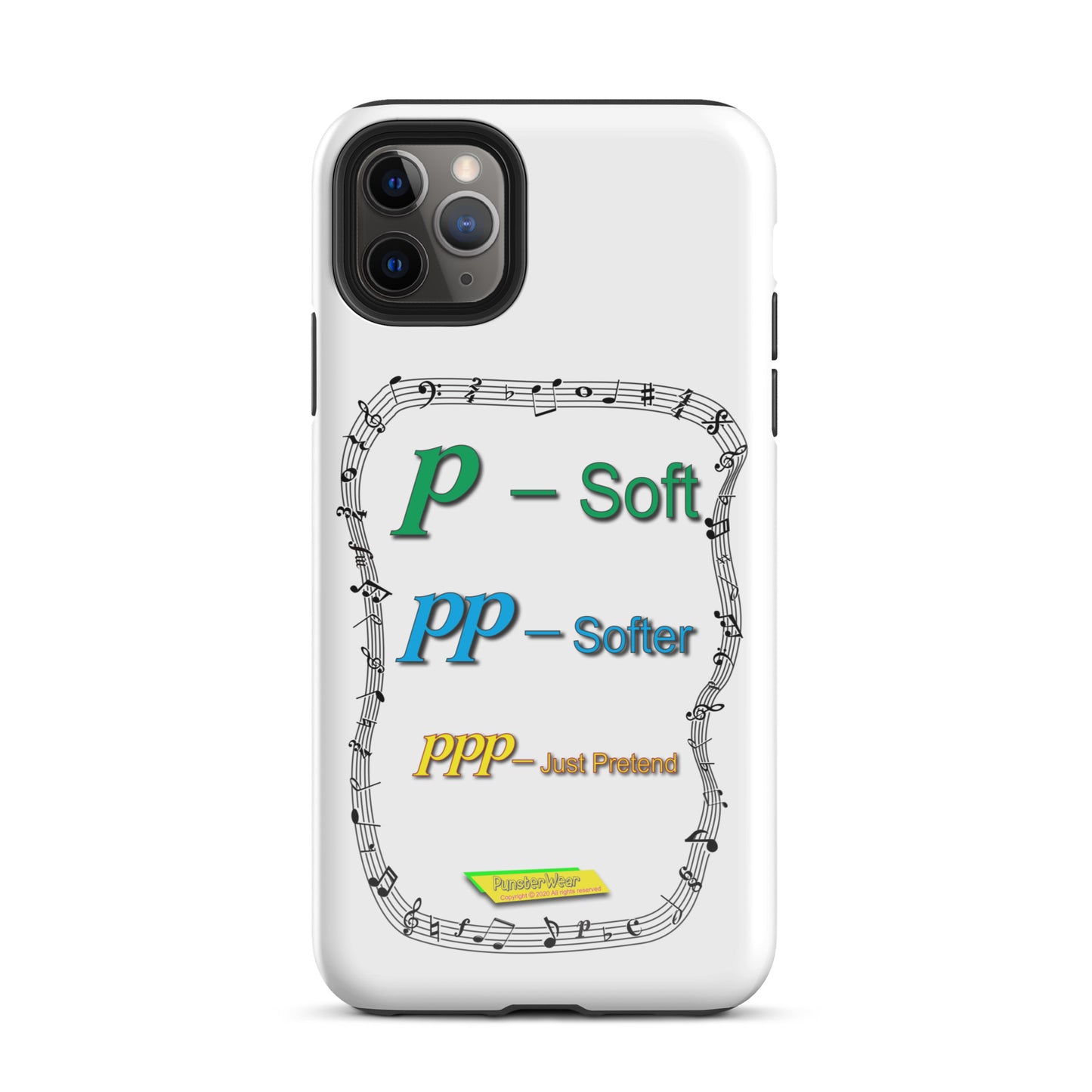 Triple Pianissimo (PPP)-JUST PRETEND  |  Tough Case for Apple iPhone®