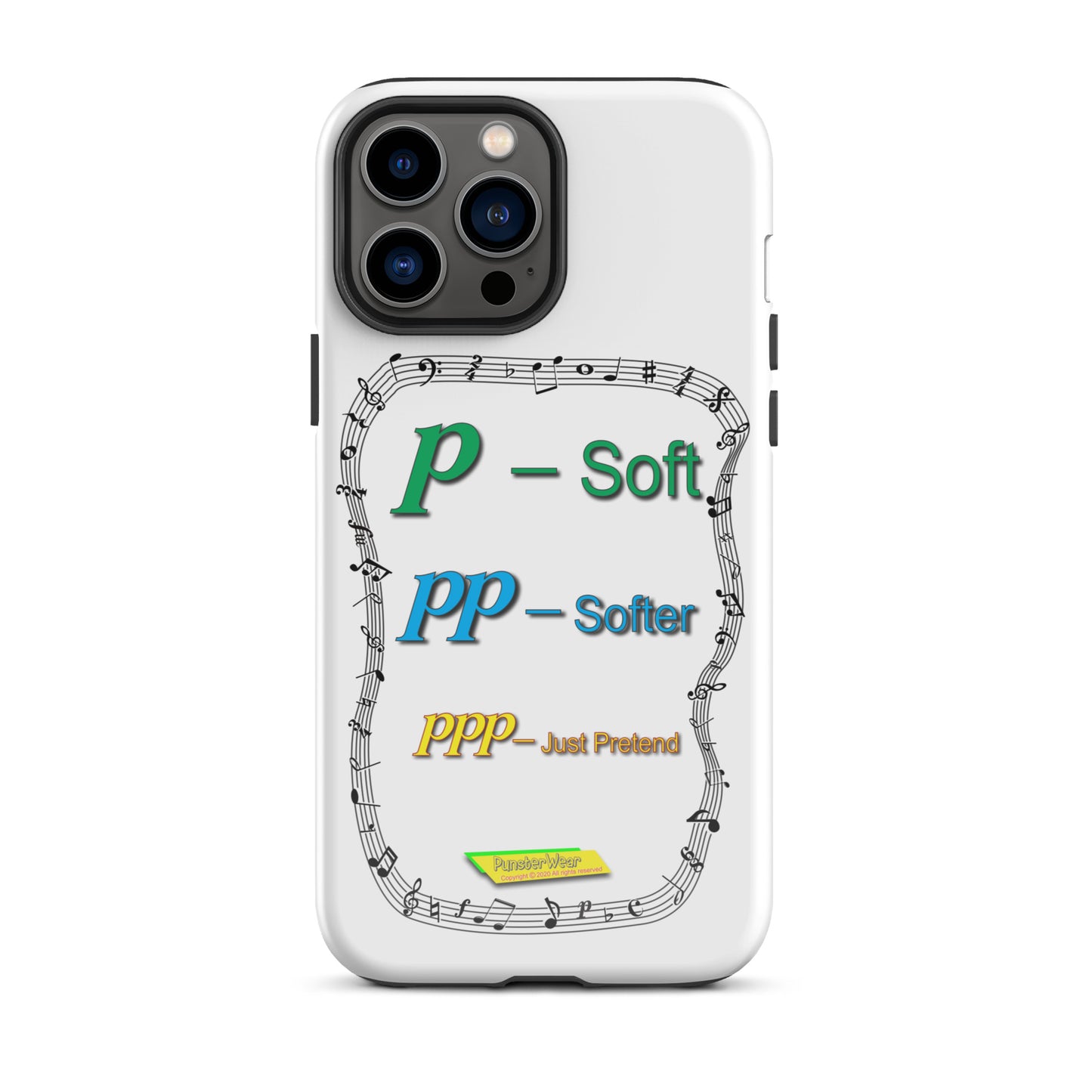 Triple Pianissimo (PPP)-JUST PRETEND  |  Tough Case for Apple iPhone®