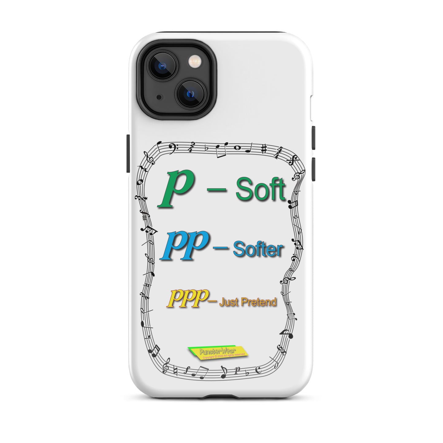 Triple Pianissimo (PPP)-JUST PRETEND  |  Tough Case for Apple iPhone®