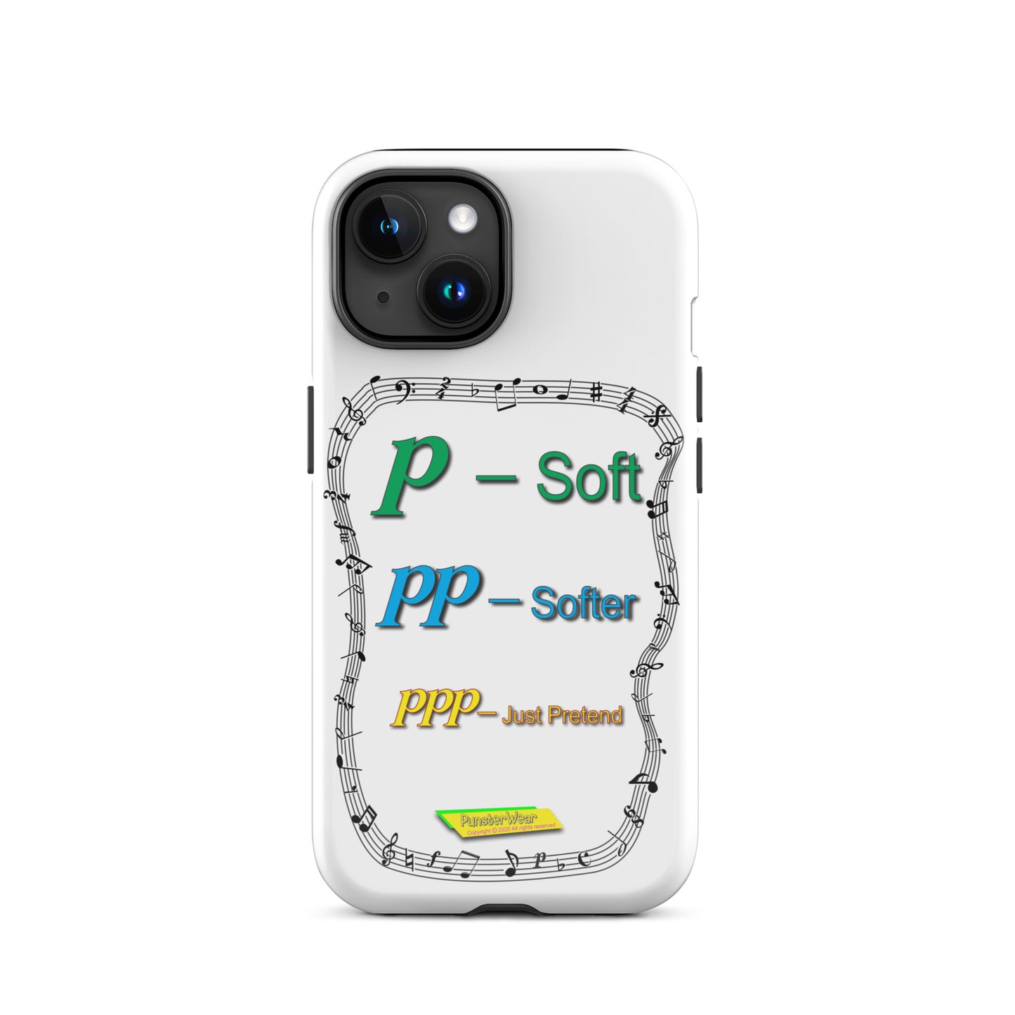 Triple Pianissimo (PPP)-JUST PRETEND  |  Tough Case for Apple iPhone®