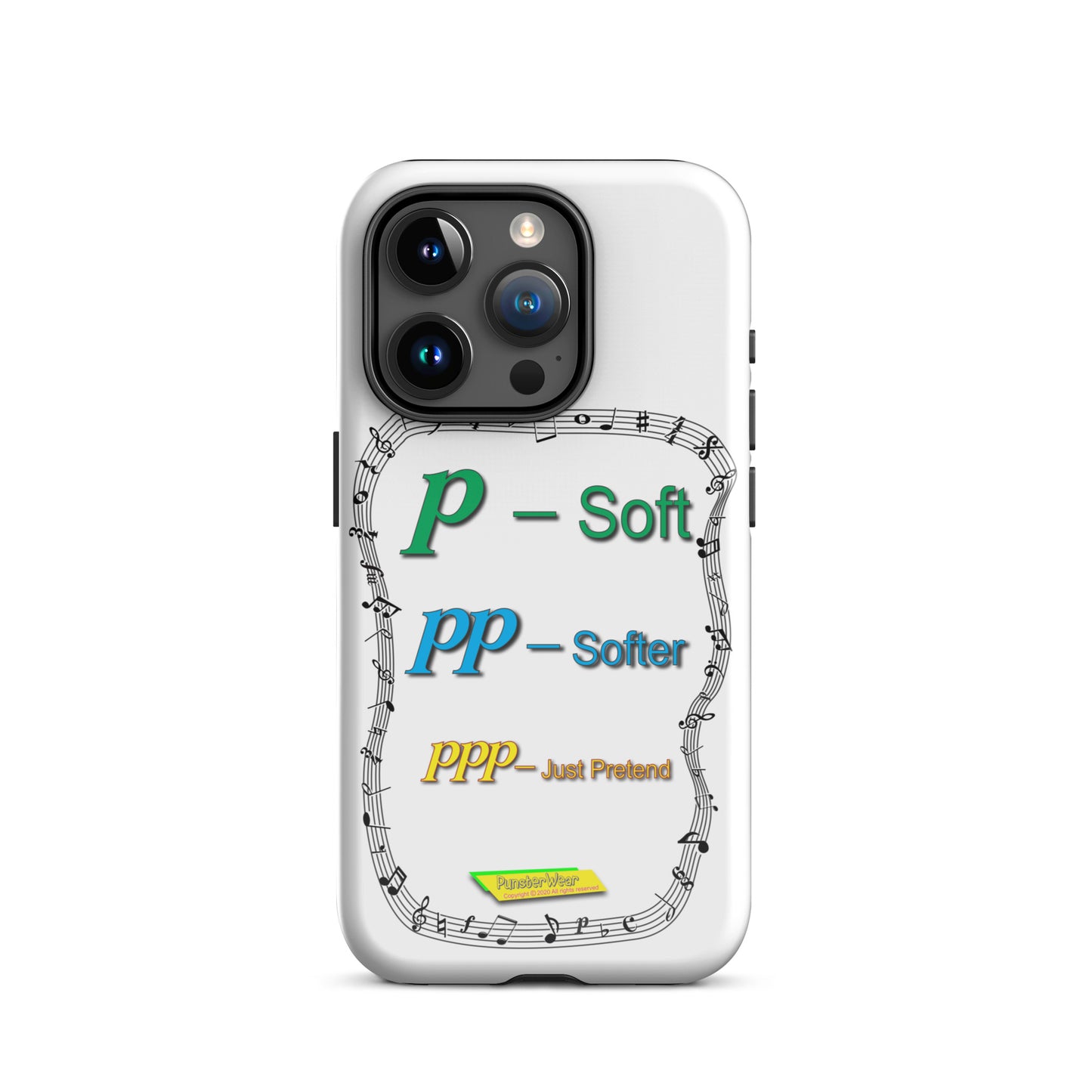 Triple Pianissimo (PPP)-JUST PRETEND  |  Tough Case for Apple iPhone®