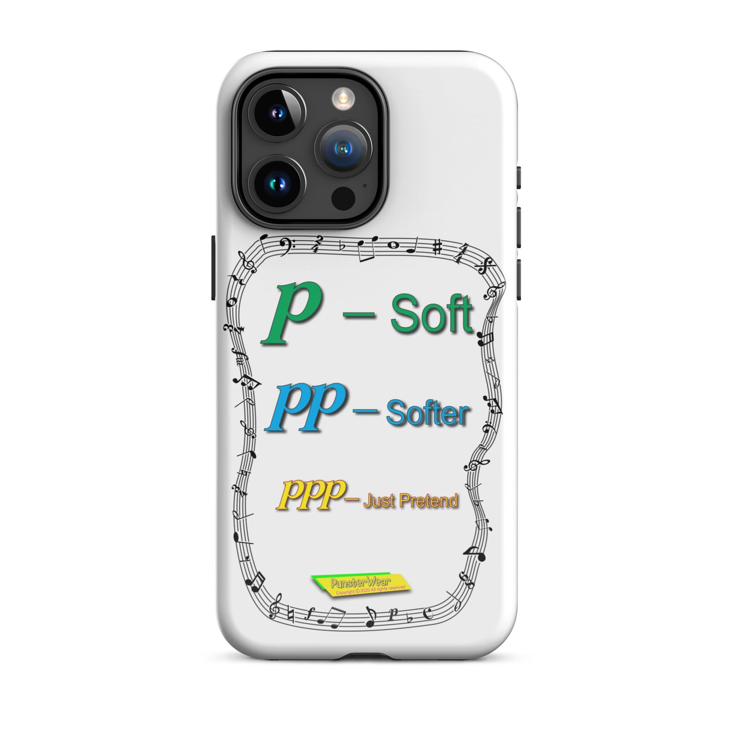 Triple Pianissimo (PPP)-JUST PRETEND  |  Tough Case for Apple iPhone®