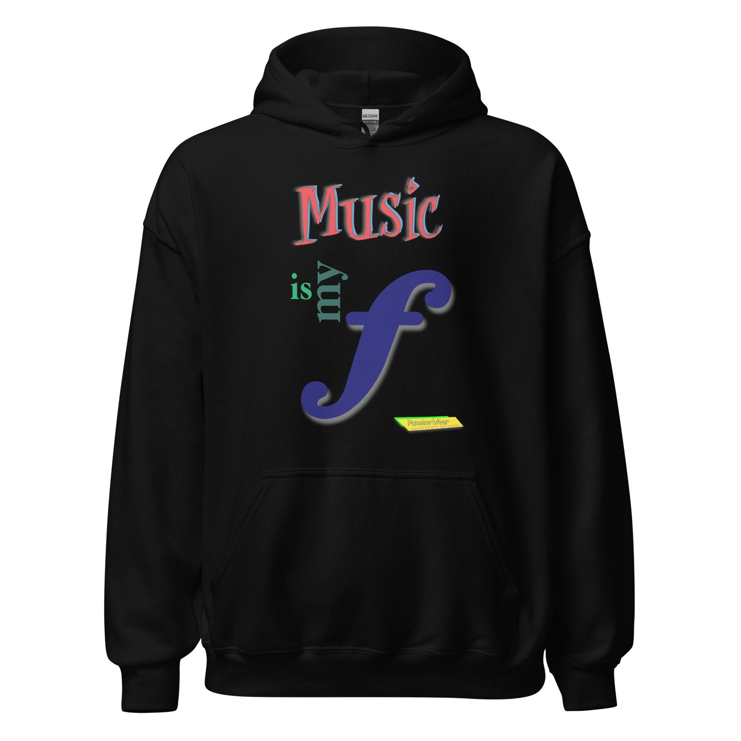 MUSIC IS MY F (FORTE)  |  Unisex Heavy Blend Pullover Hoodie