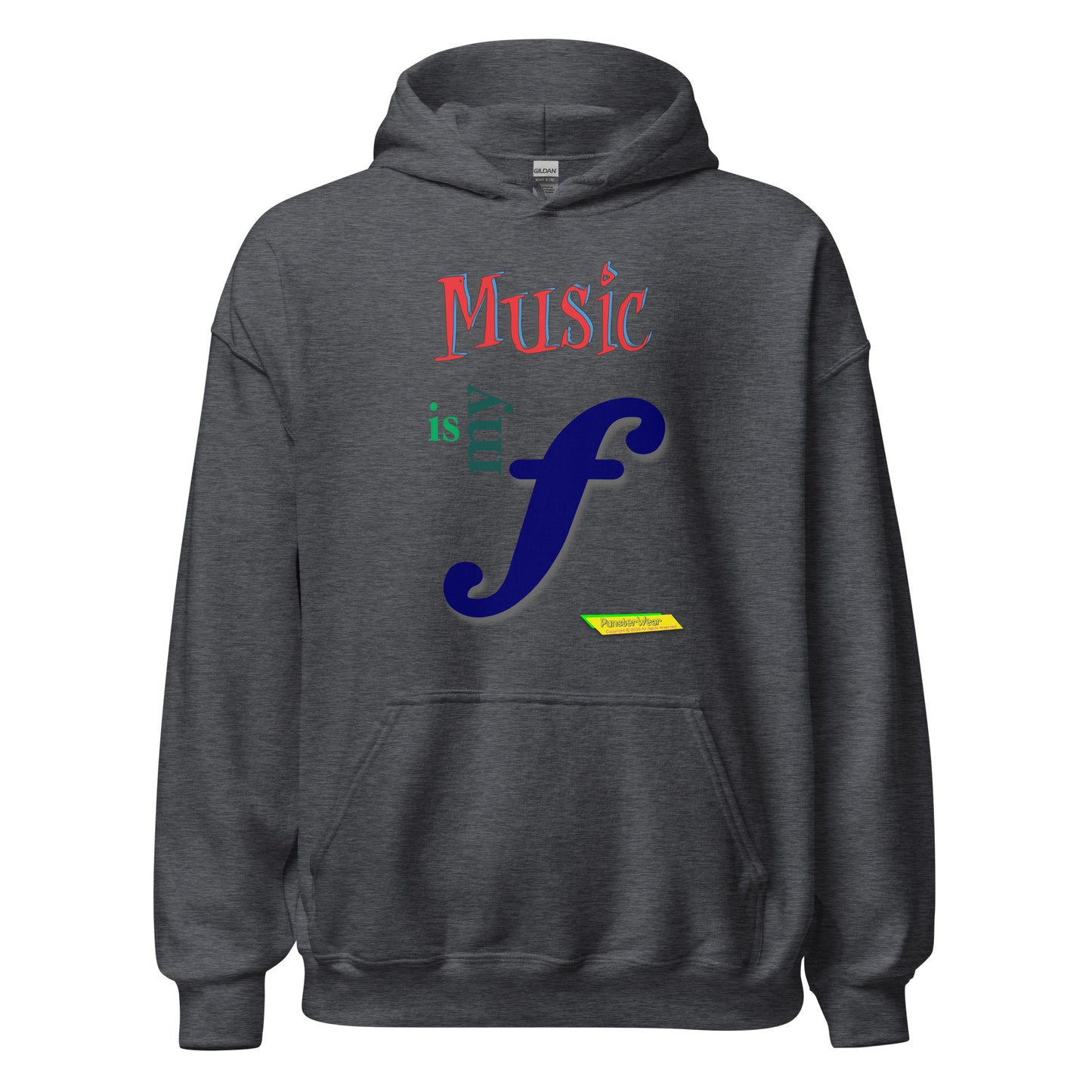 MUSIC IS MY F (FORTE)  |  Unisex Heavy Blend Pullover Hoodie