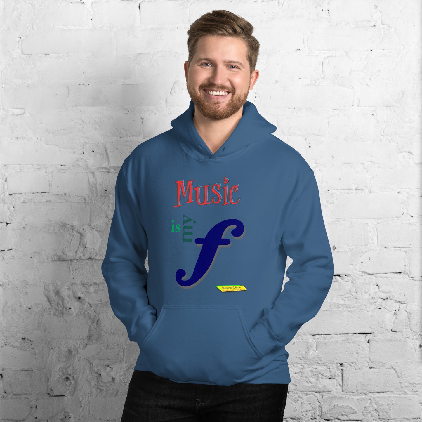 MUSIC IS MY F (FORTE)  |  Unisex Heavy Blend Pullover Hoodie