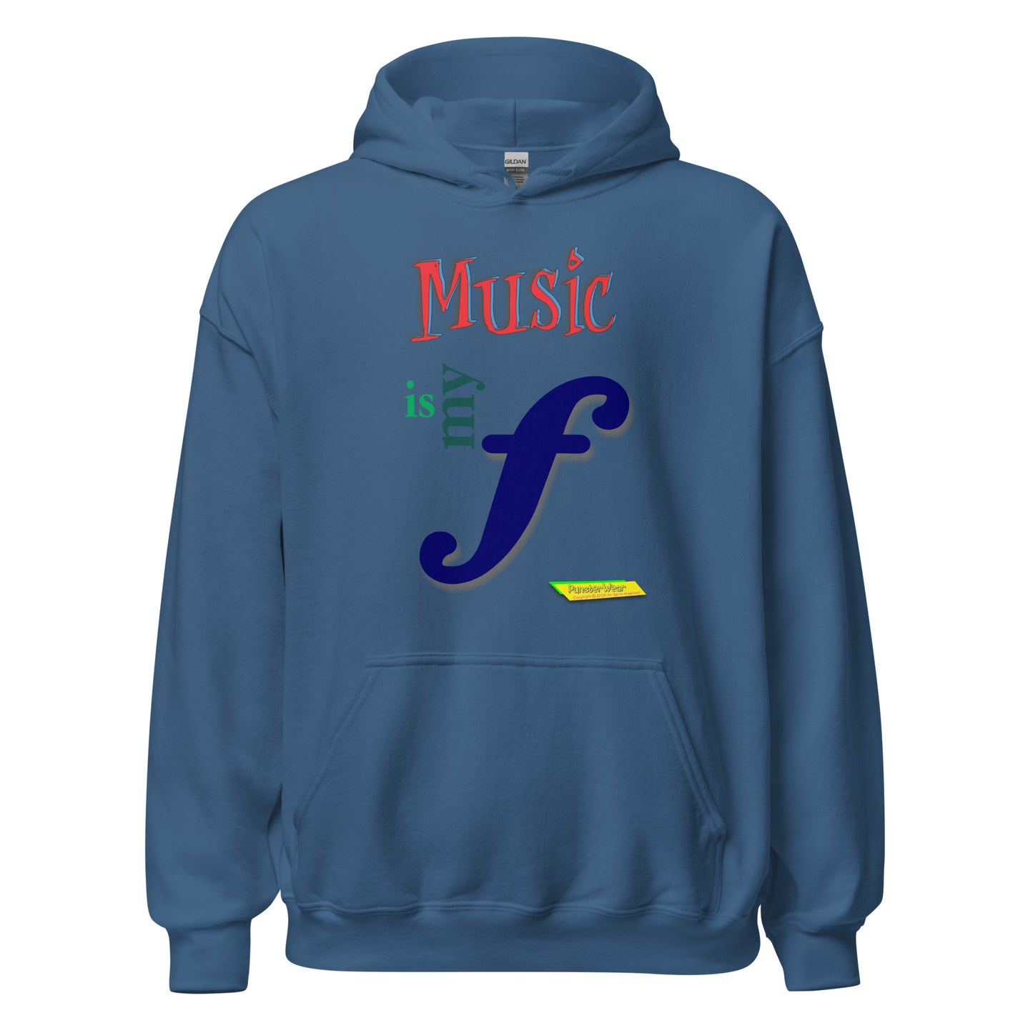 MUSIC IS MY F (FORTE)  |  Unisex Heavy Blend Pullover Hoodie