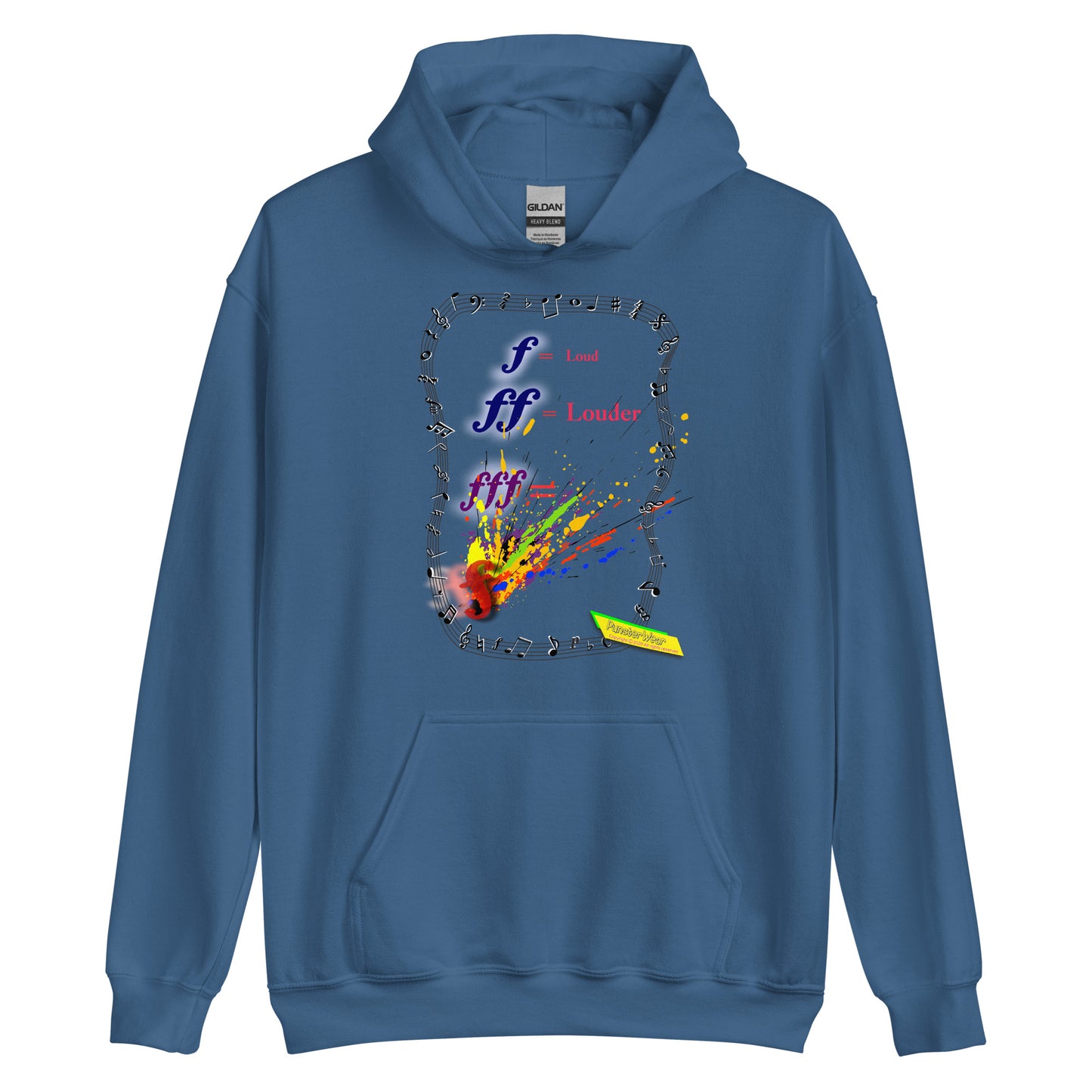 Triple Forte (FFF)-SPLAT  |  Unisex Heavy Blend Pullover Hoodie