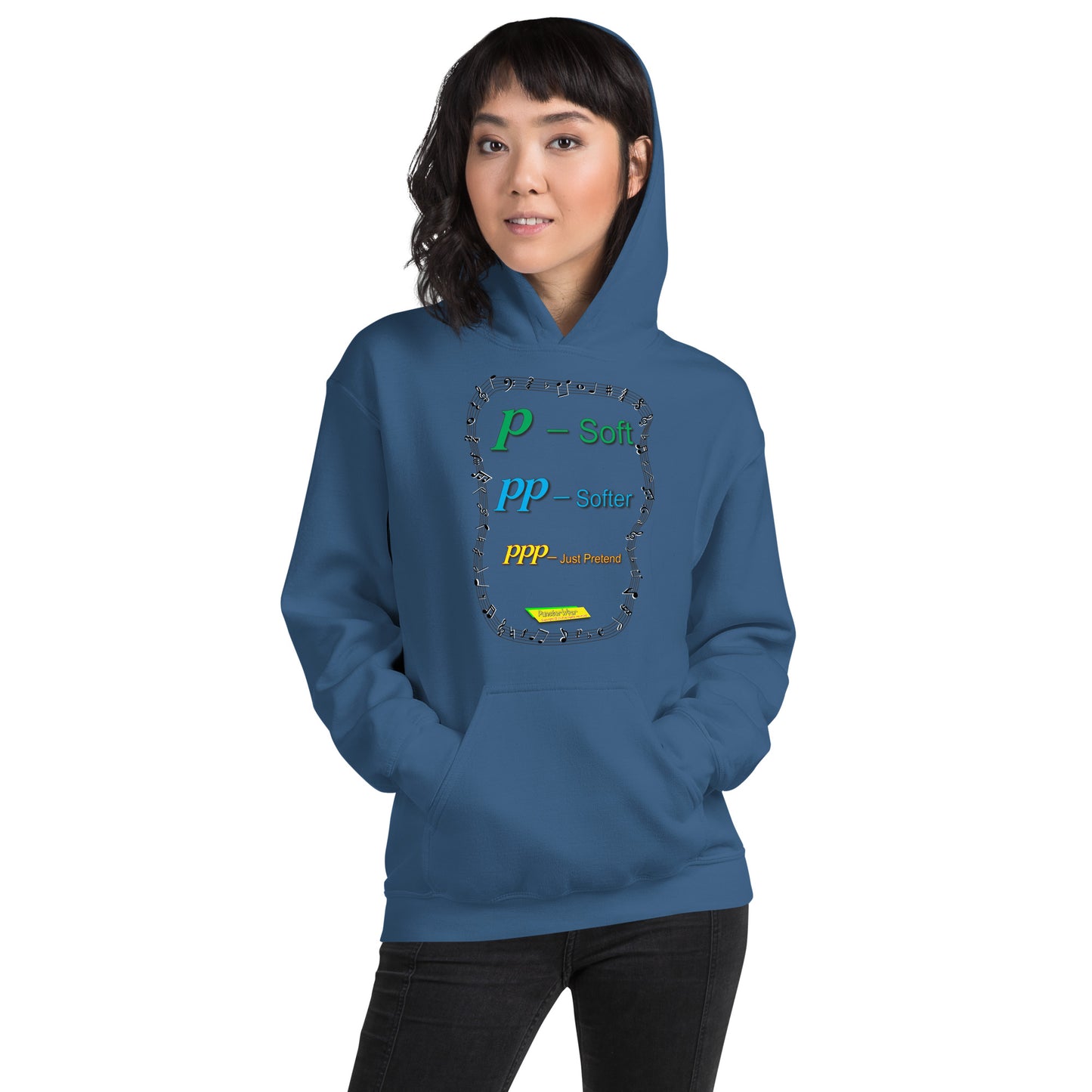 Triple Pianissimo (PPP)-JUST PRETEND  |  Unisex Heavy Blend Pullover Hoodie