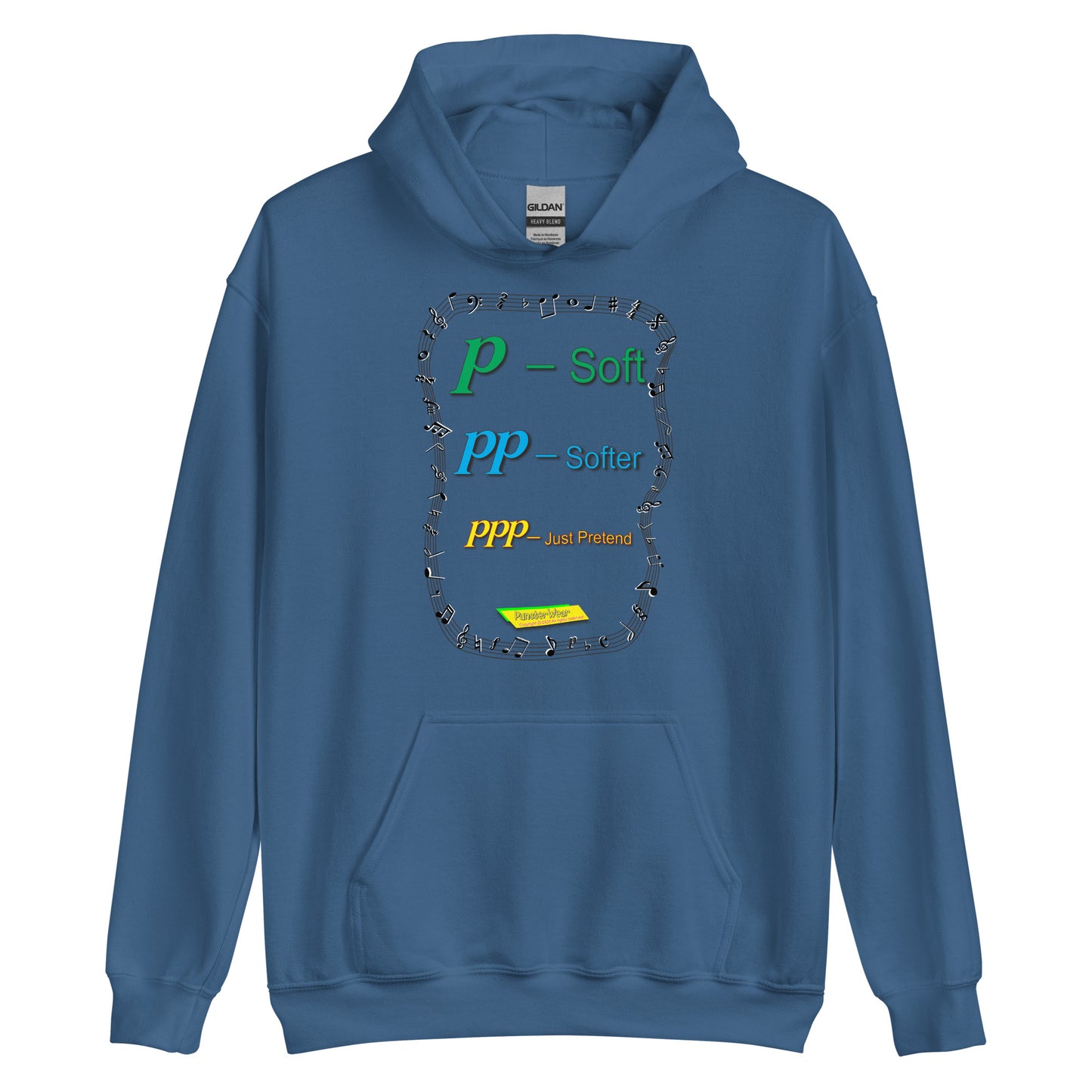 Triple Pianissimo (PPP)-JUST PRETEND  |  Unisex Heavy Blend Pullover Hoodie