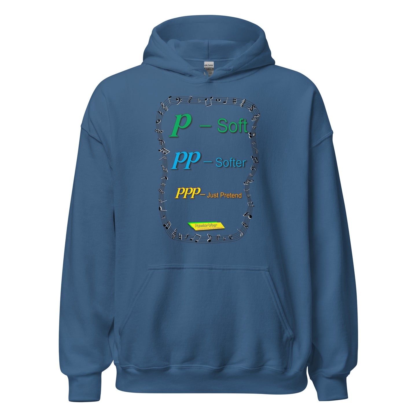 Triple Pianissimo (PPP)-JUST PRETEND  |  Unisex Heavy Blend Pullover Hoodie