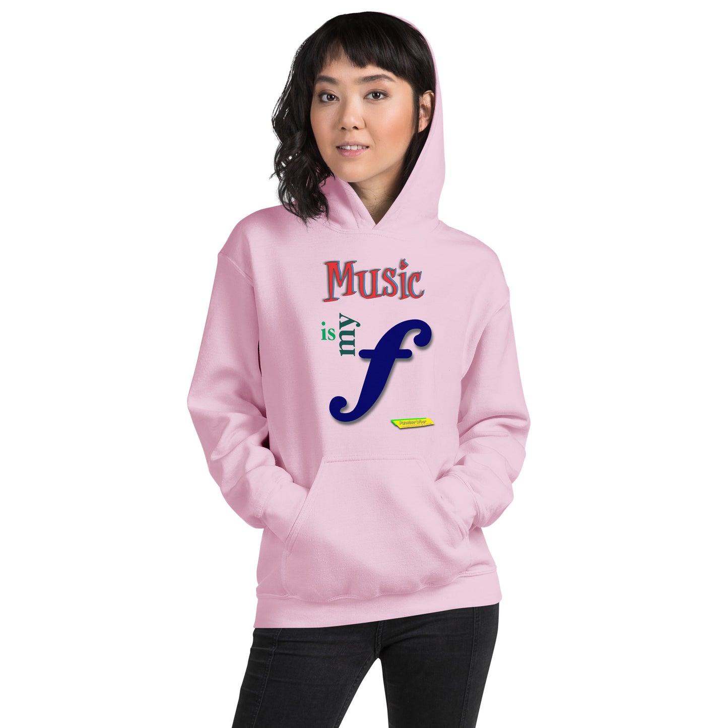 MUSIC IS MY F (FORTE)  |  Unisex Heavy Blend Pullover Hoodie