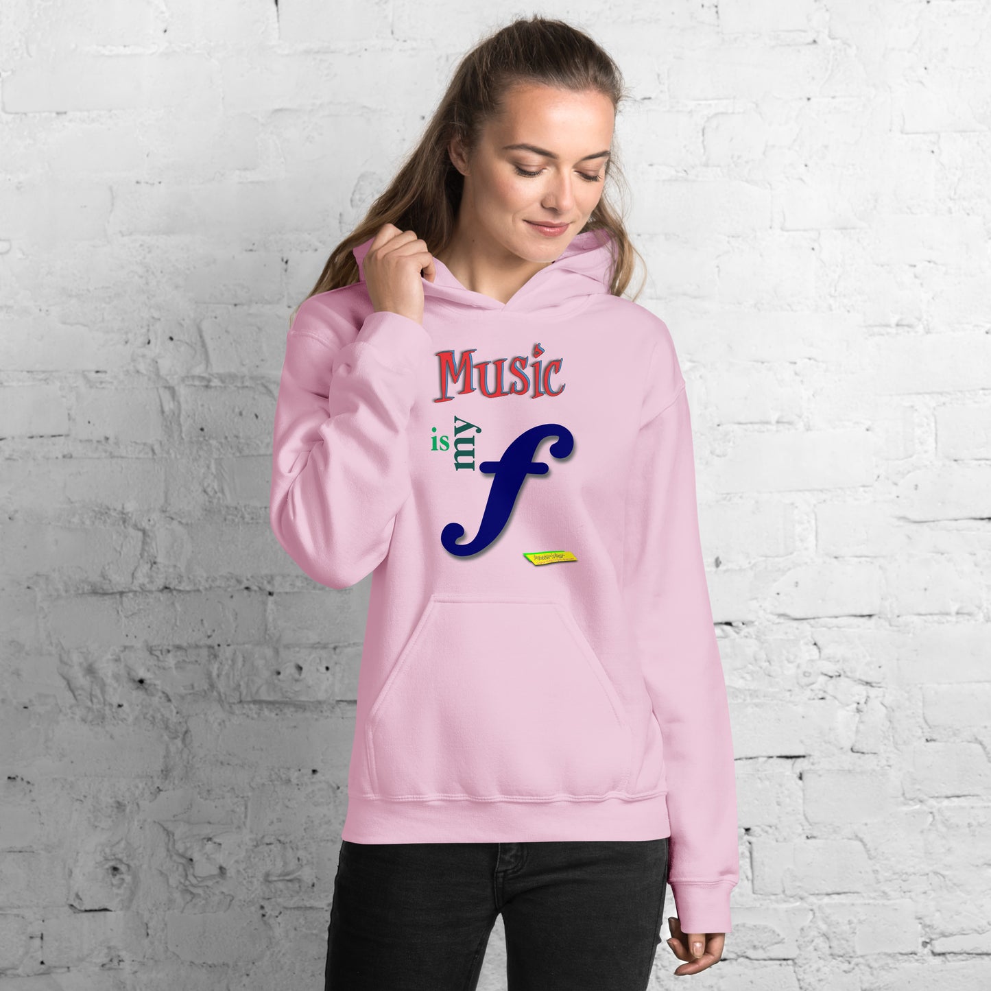 MUSIC IS MY F (FORTE)  |  Unisex Heavy Blend Pullover Hoodie