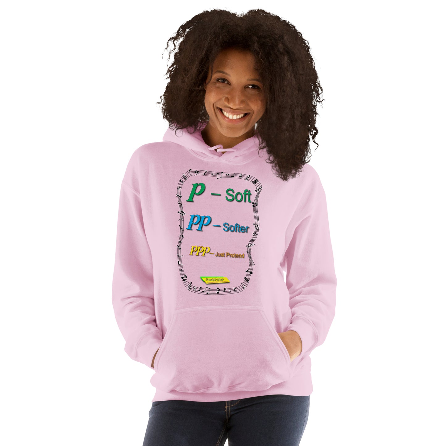 Triple Pianissimo (PPP)-JUST PRETEND  |  Unisex Heavy Blend Pullover Hoodie