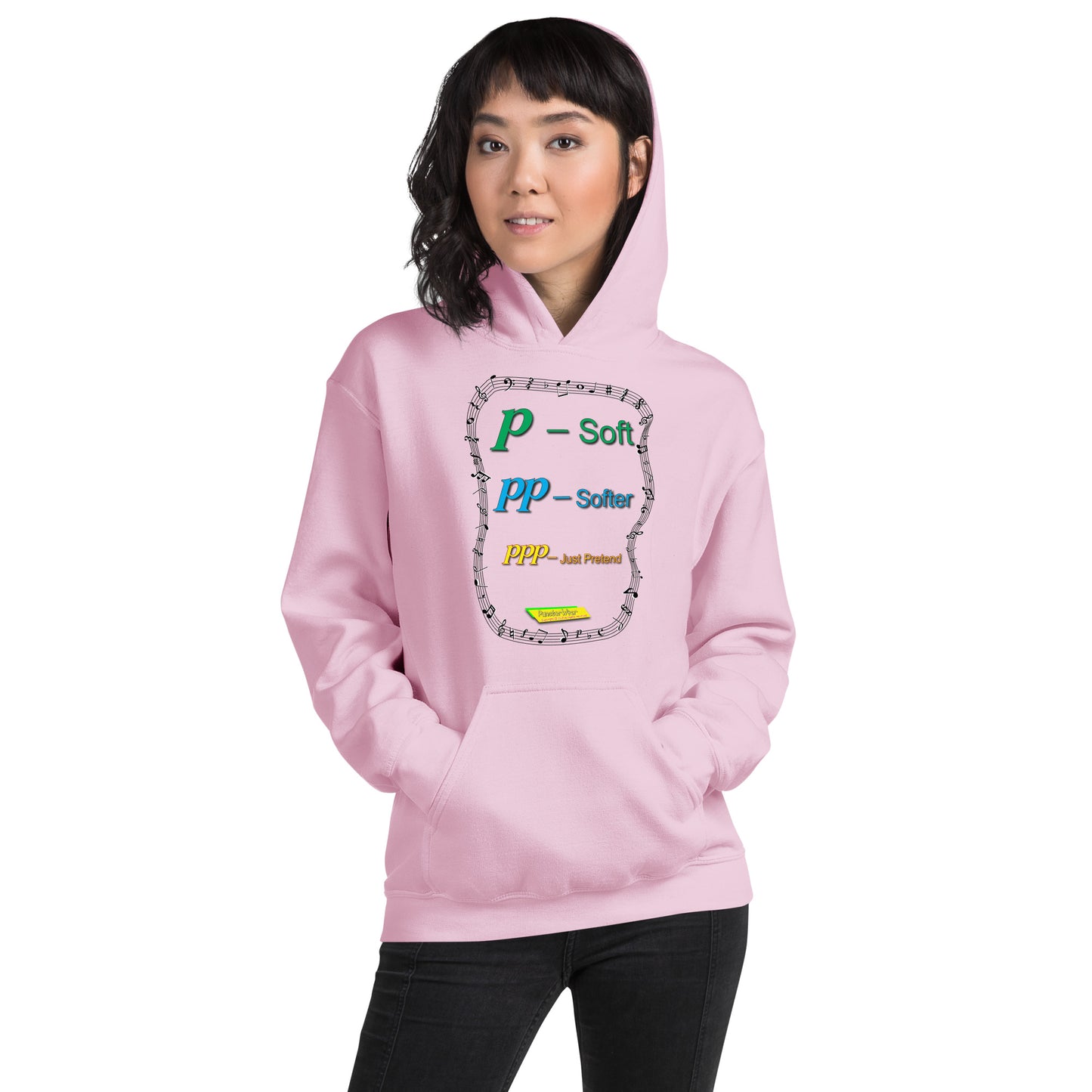 Triple Pianissimo (PPP)-JUST PRETEND  |  Unisex Heavy Blend Pullover Hoodie