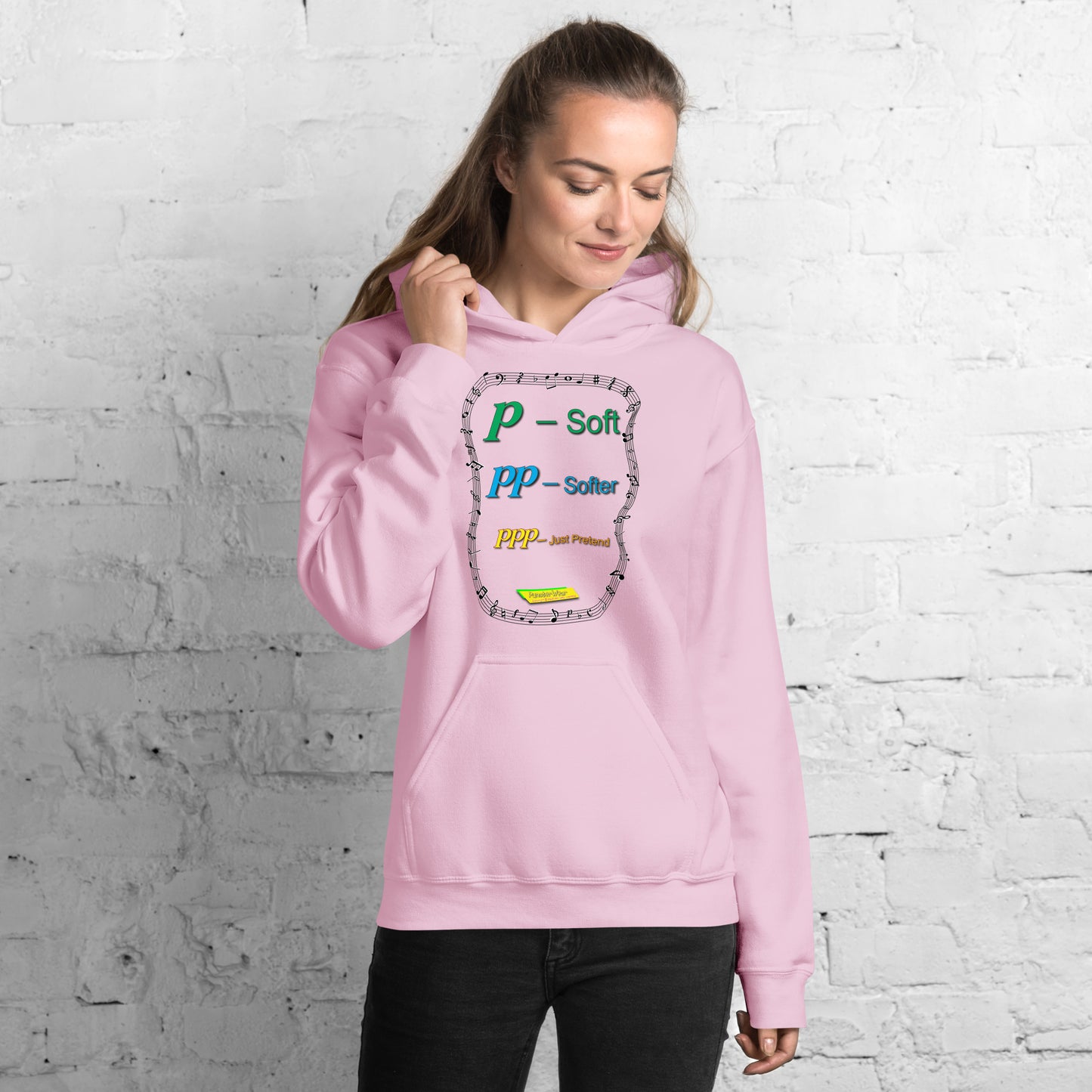 Triple Pianissimo (PPP)-JUST PRETEND  |  Unisex Heavy Blend Pullover Hoodie