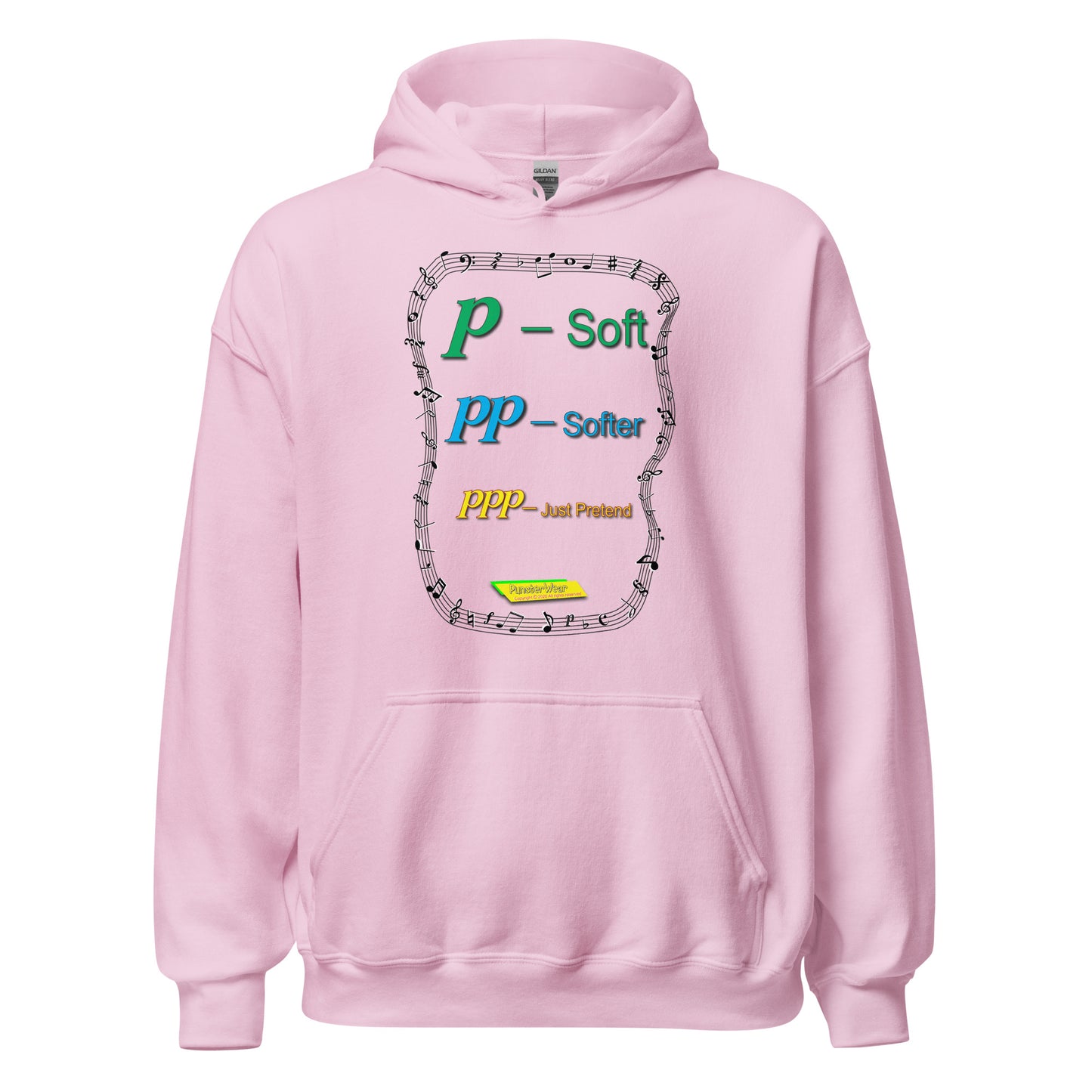 Triple Pianissimo (PPP)-JUST PRETEND  |  Unisex Heavy Blend Pullover Hoodie