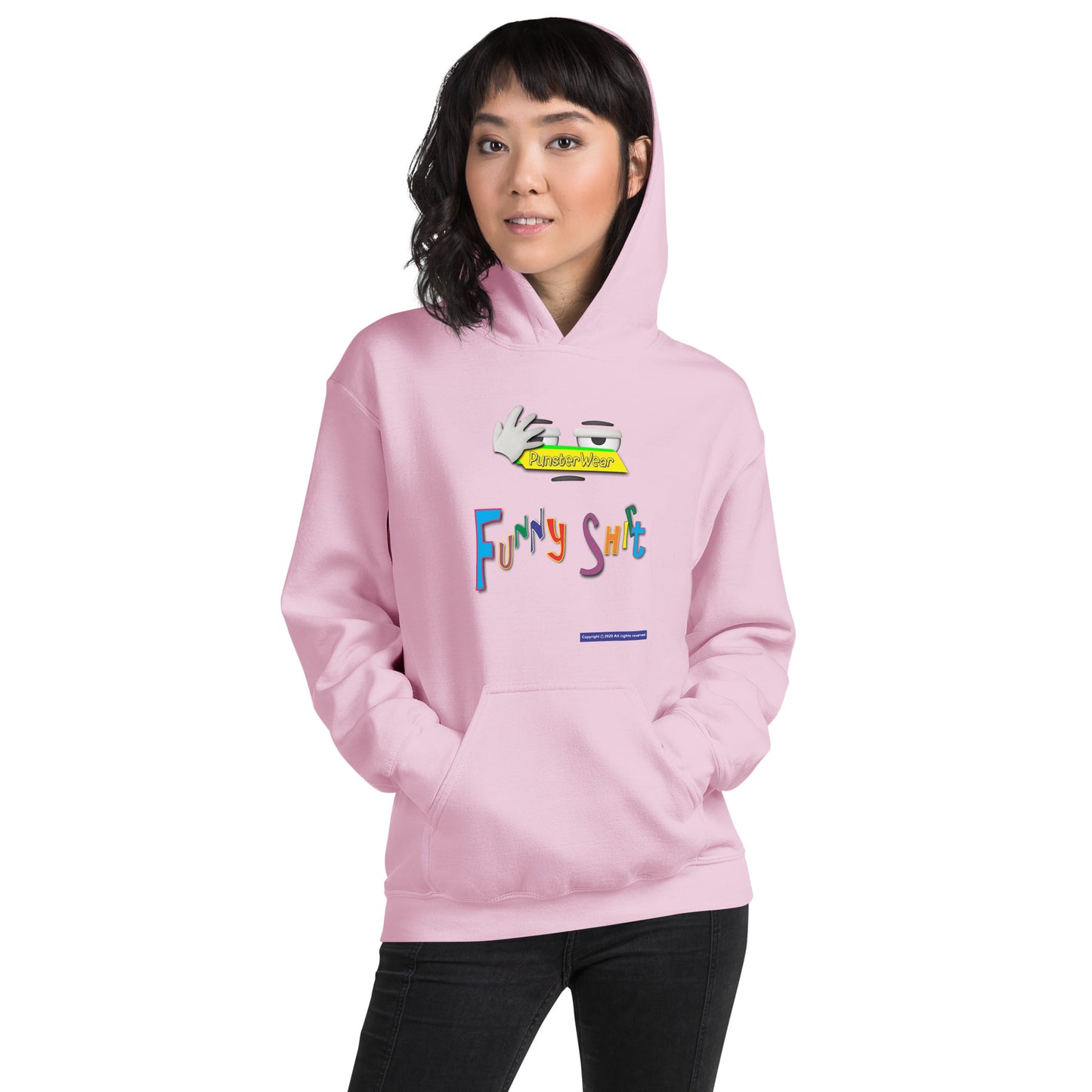 PunsterWear Funny Shi(r)t Logo (Top)  |  Unisex Heavy Blend Pullover Hoodie