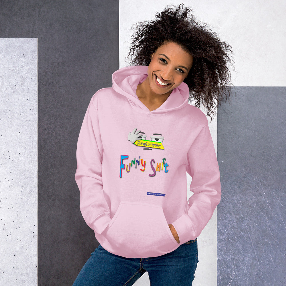 PunsterWear Funny Shi(r)t Logo (Top)  |  Unisex Heavy Blend Pullover Hoodie