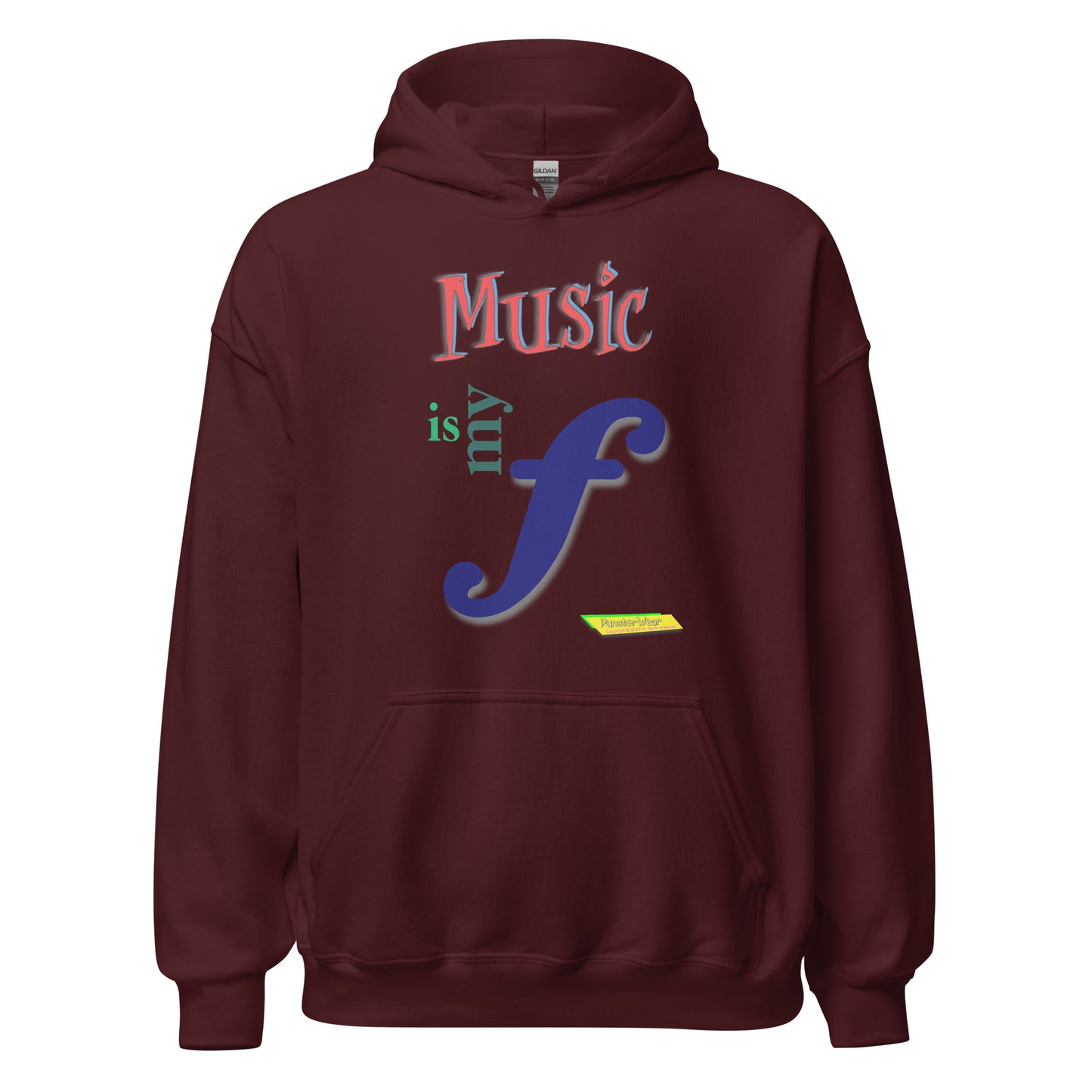 MUSIC IS MY F (FORTE)  |  Unisex Heavy Blend Pullover Hoodie