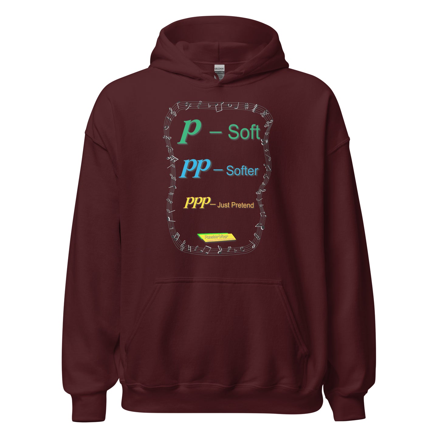 Triple Pianissimo (PPP)-JUST PRETEND  |  Unisex Heavy Blend Pullover Hoodie