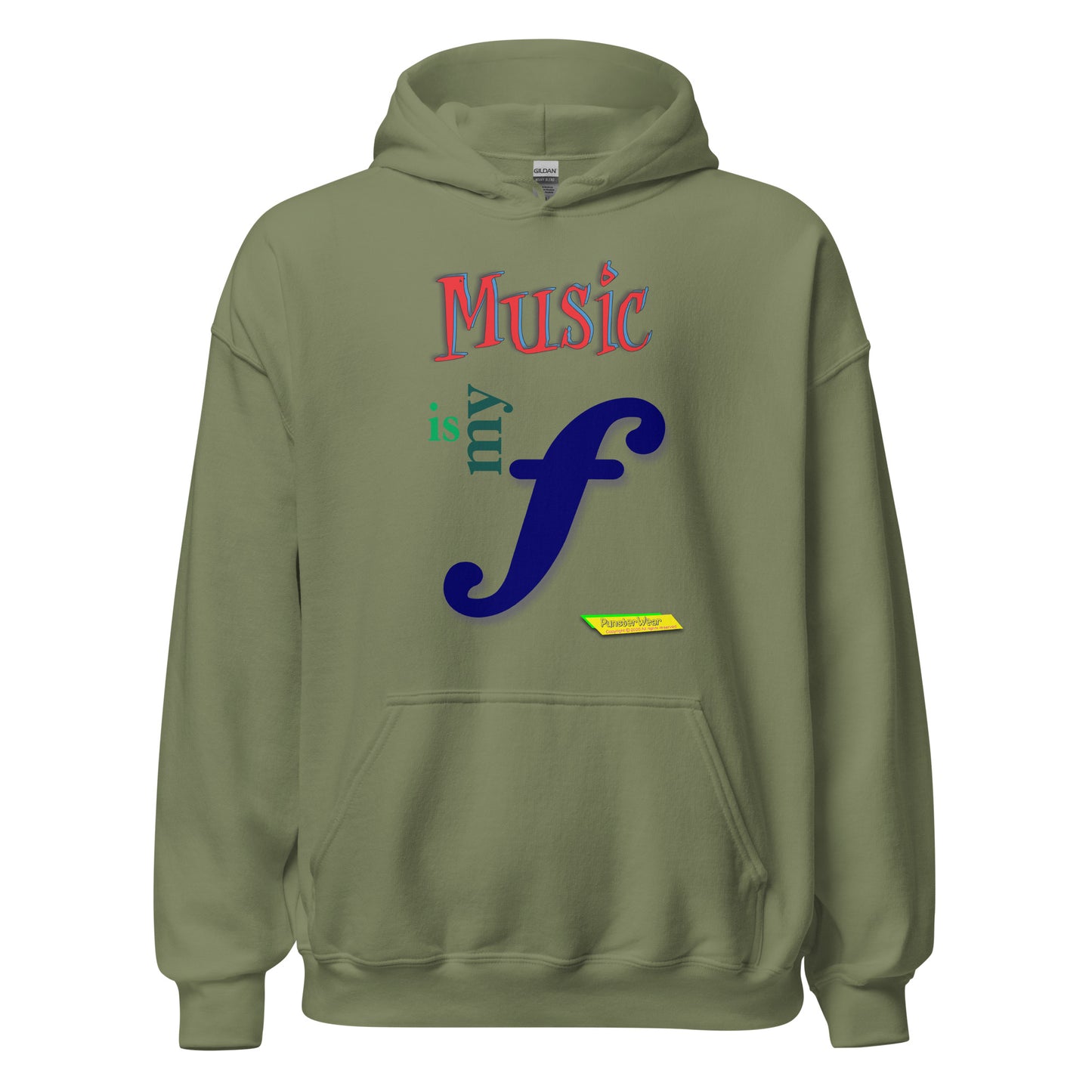 MUSIC IS MY F (FORTE)  |  Unisex Heavy Blend Pullover Hoodie