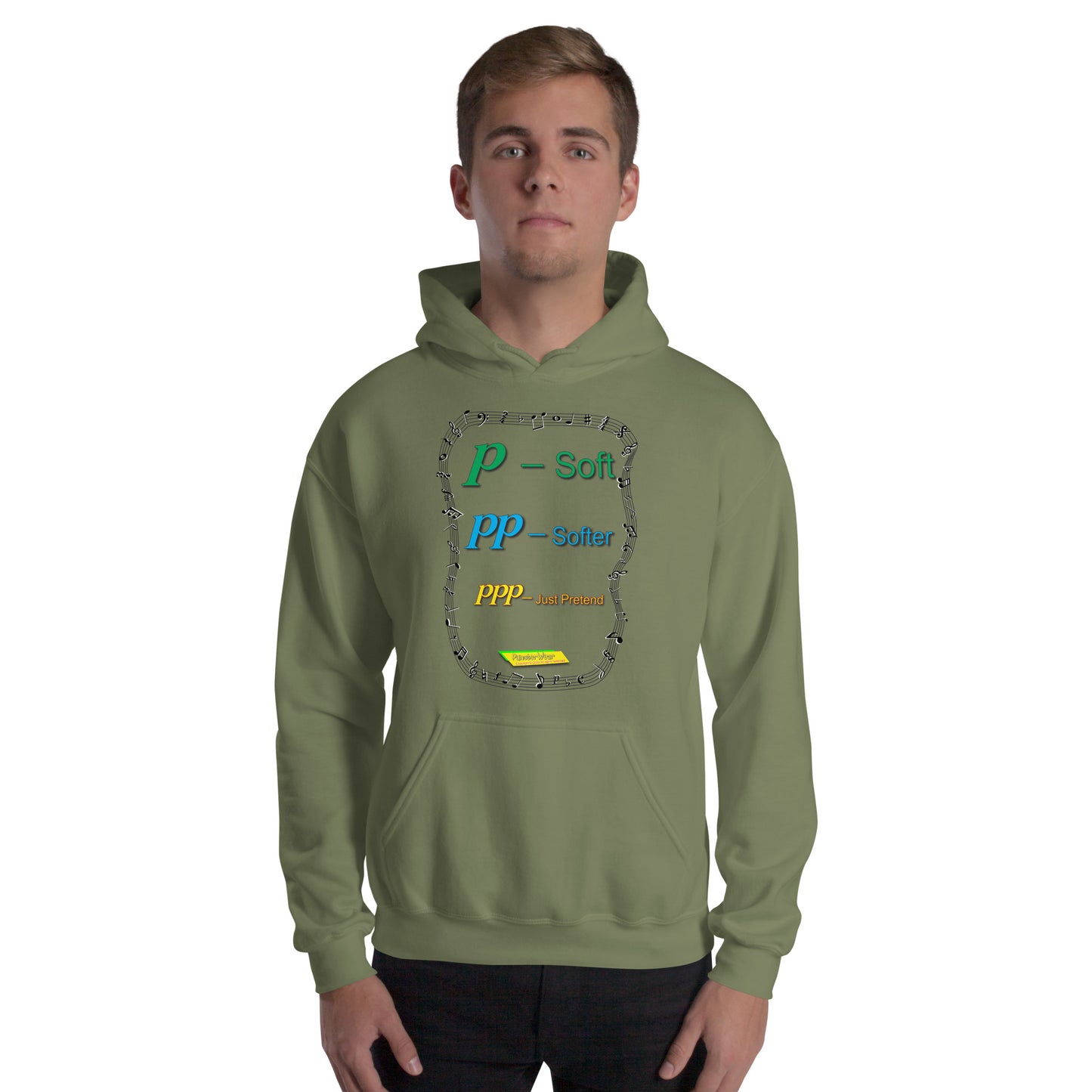 Triple Pianissimo (PPP)-JUST PRETEND  |  Unisex Heavy Blend Pullover Hoodie