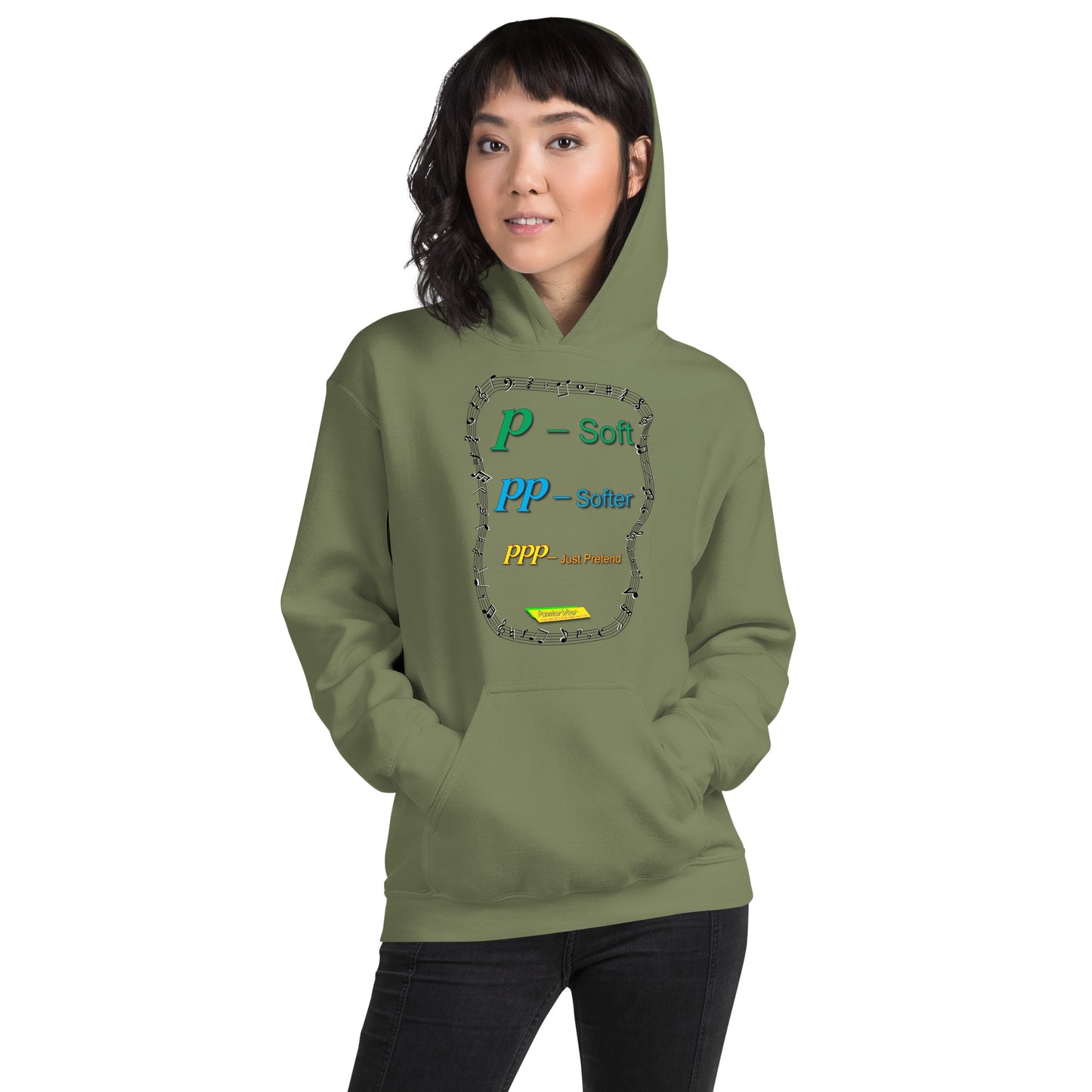 Triple Pianissimo (PPP)-JUST PRETEND  |  Unisex Heavy Blend Pullover Hoodie