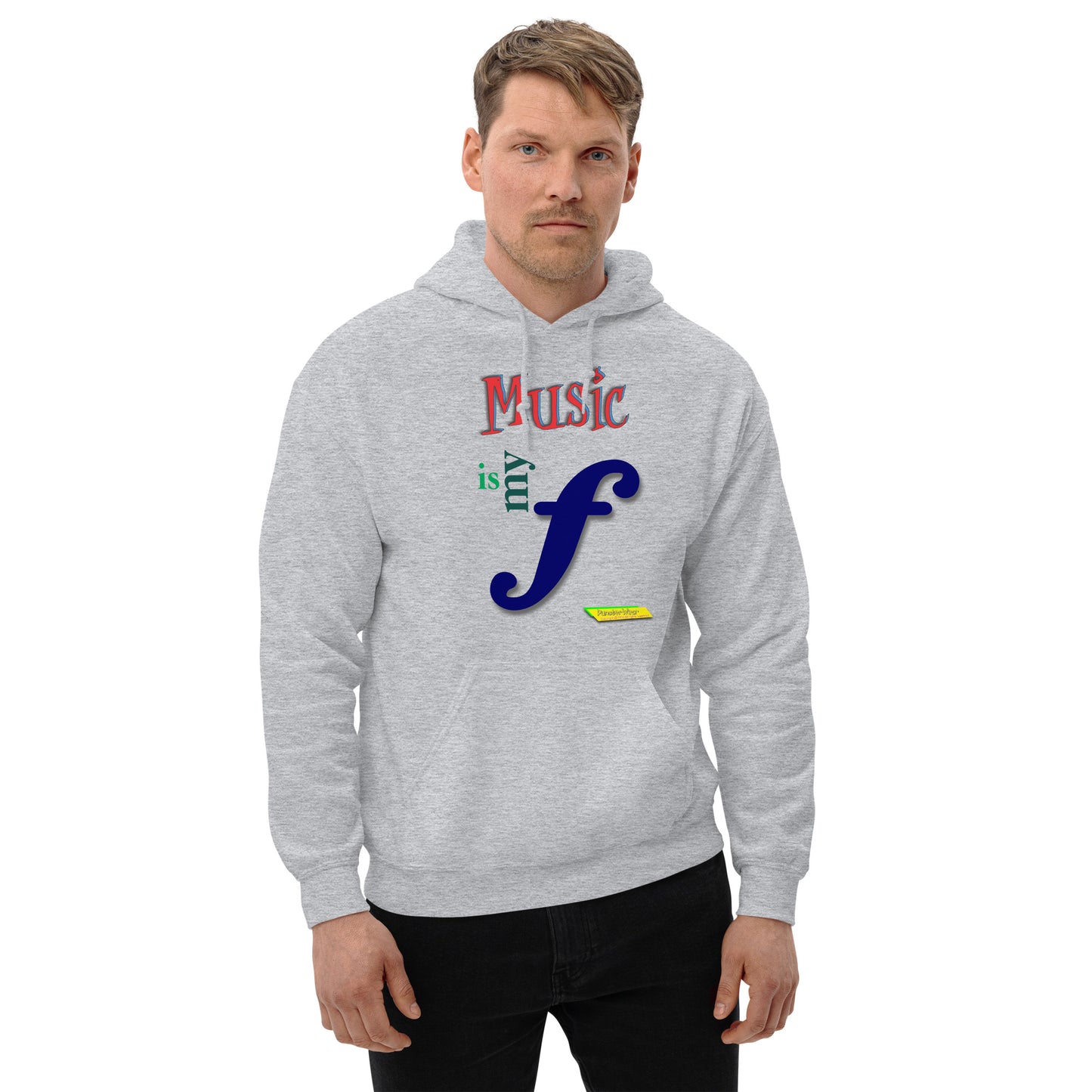 MUSIC IS MY F (FORTE)  |  Unisex Heavy Blend Pullover Hoodie