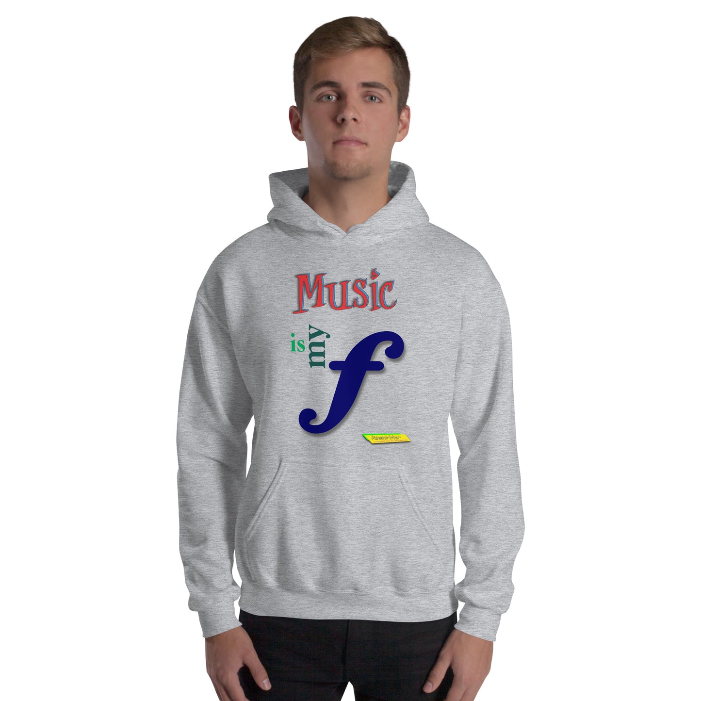 MUSIC IS MY F (FORTE)  |  Unisex Heavy Blend Pullover Hoodie