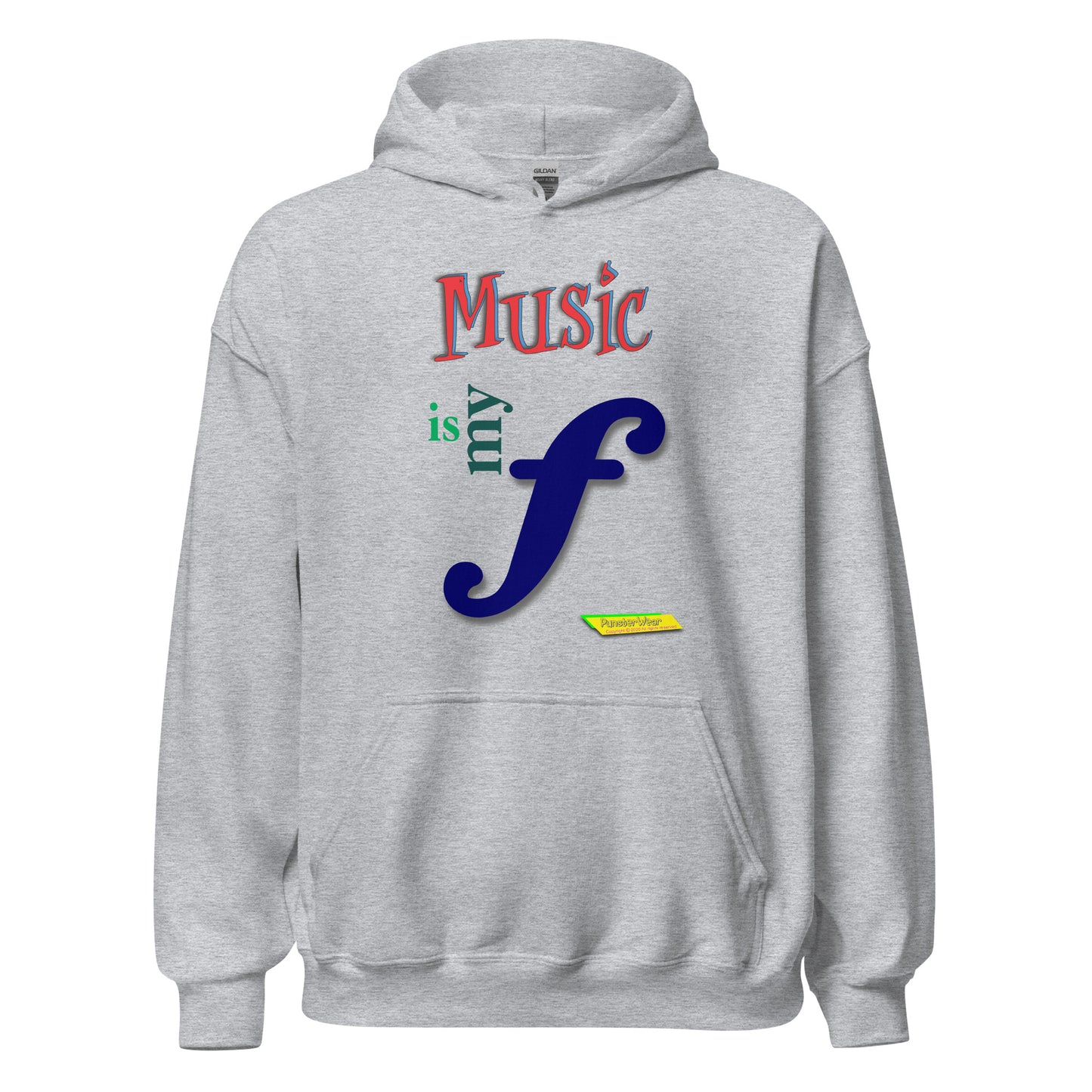 MUSIC IS MY F (FORTE)  |  Unisex Heavy Blend Pullover Hoodie