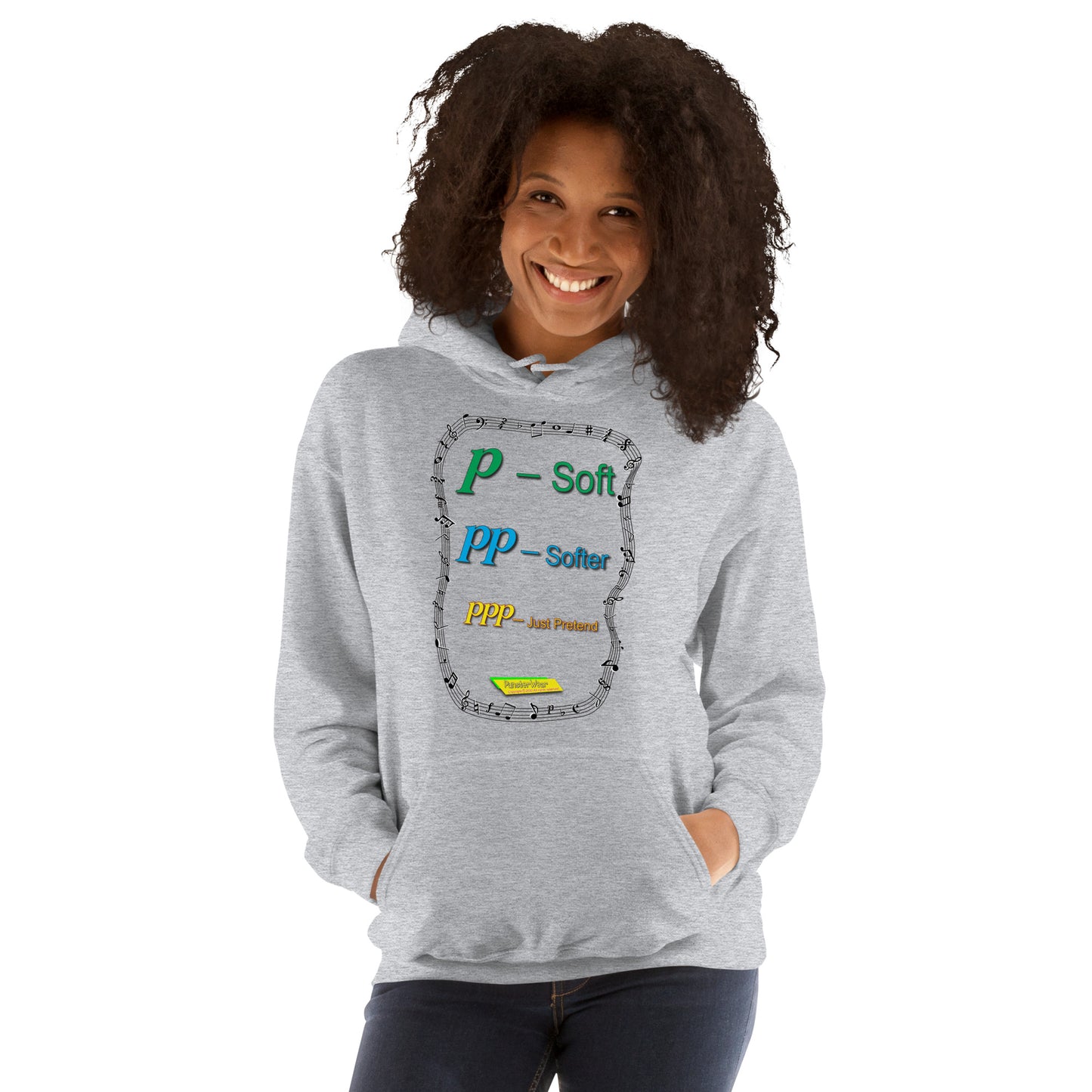 Triple Pianissimo (PPP)-JUST PRETEND  |  Unisex Heavy Blend Pullover Hoodie