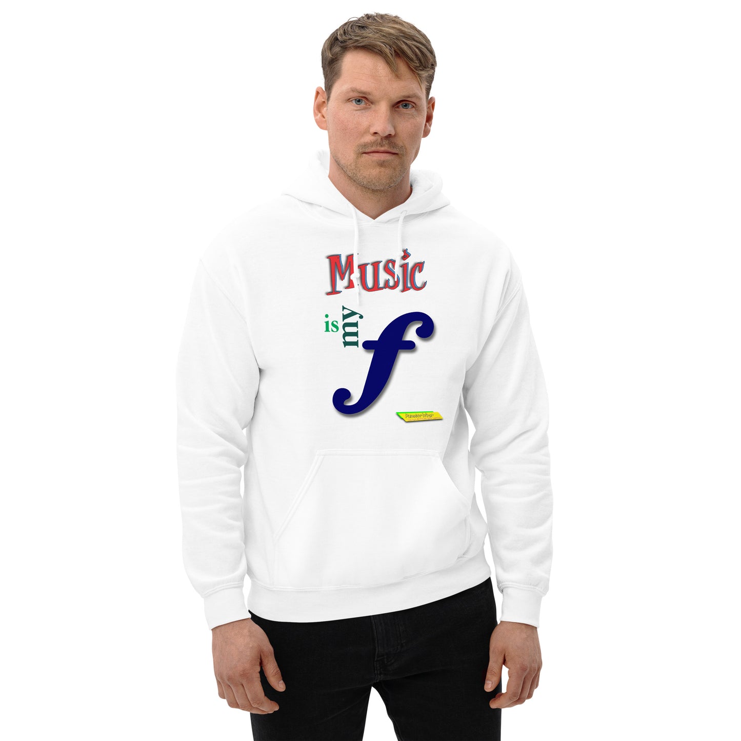 MUSIC IS MY F (FORTE)  |  Unisex Heavy Blend Pullover Hoodie