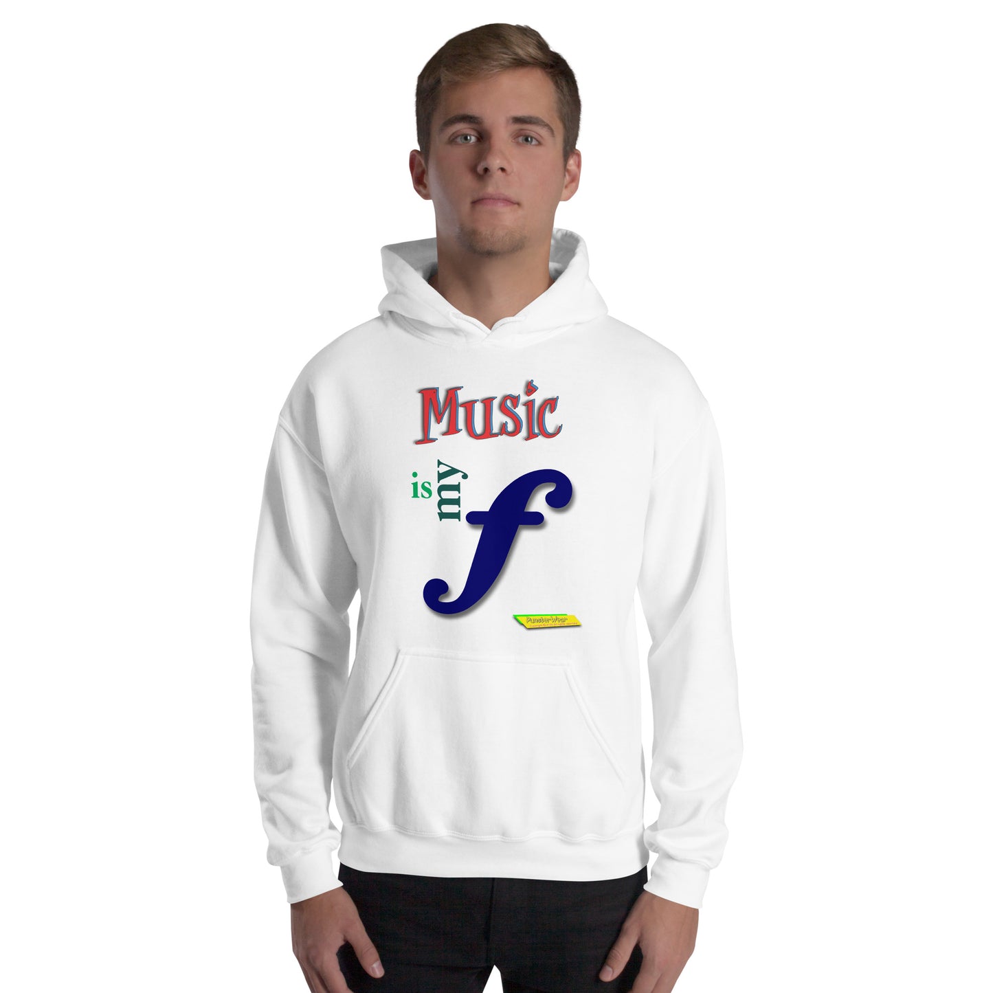 MUSIC IS MY F (FORTE)  |  Unisex Heavy Blend Pullover Hoodie