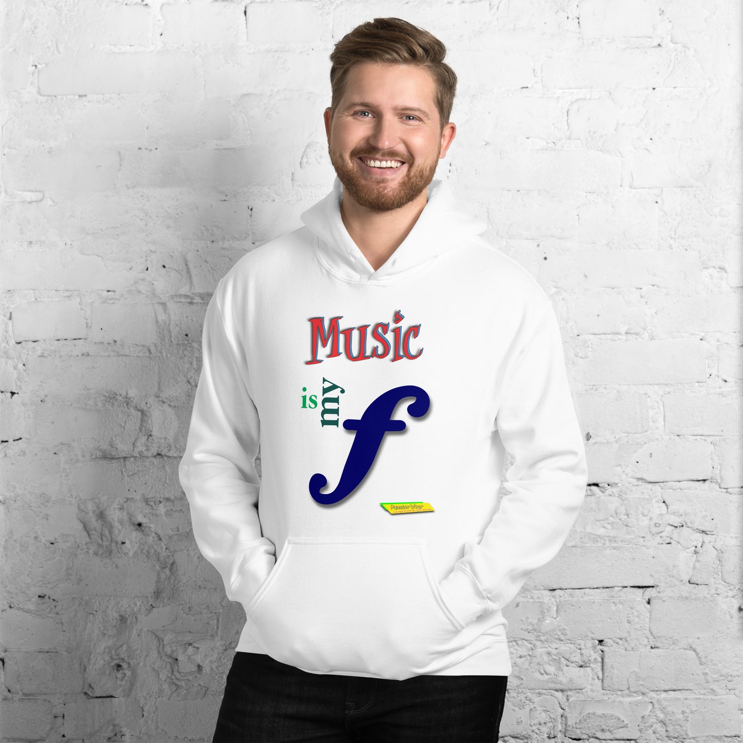 MUSIC IS MY F (FORTE)  |  Unisex Heavy Blend Pullover Hoodie