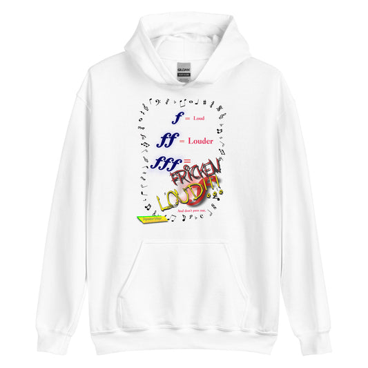 Triple Forte (FFF)-FRICKEN LOUD  |  Unisex Heavy Blend Pullover Hoodie