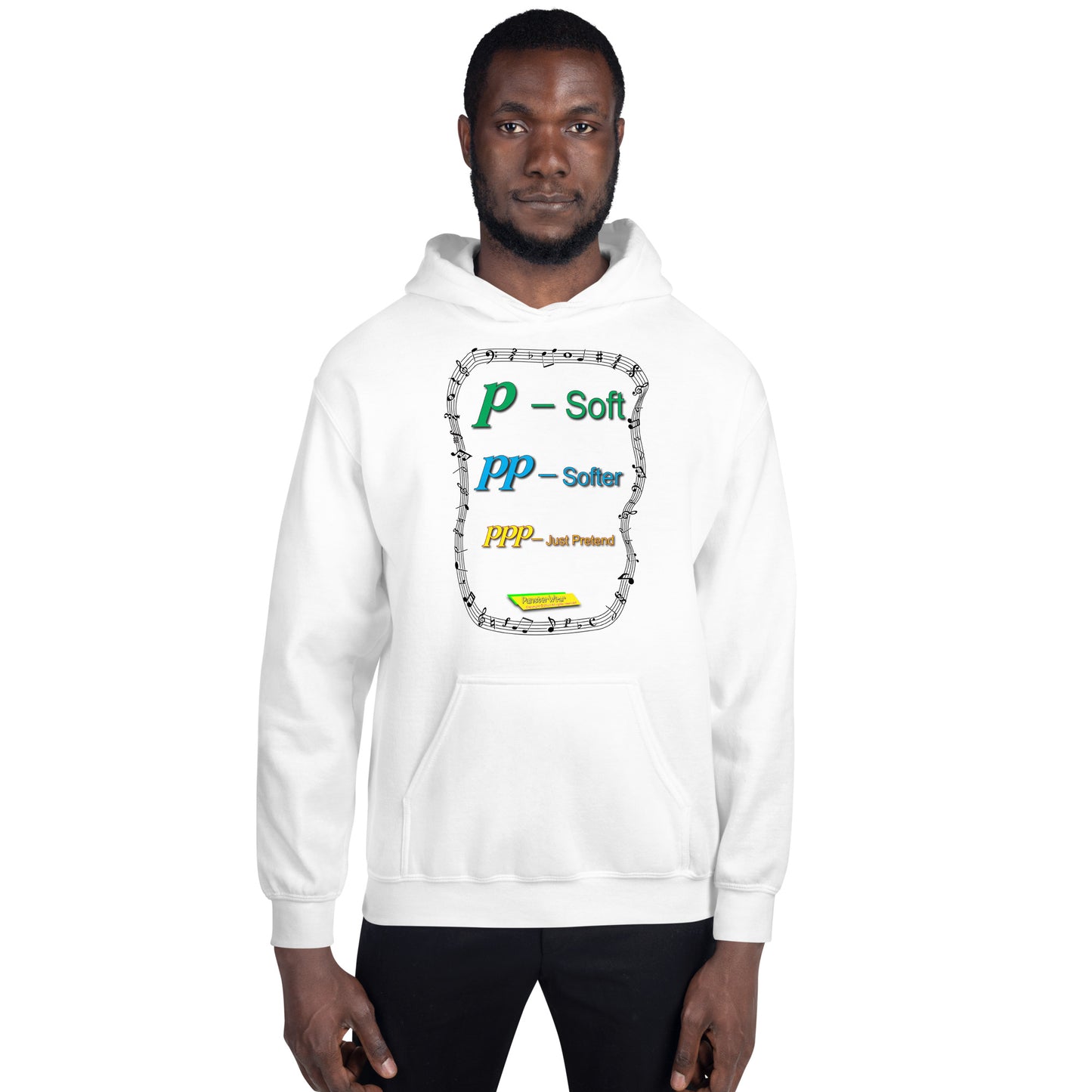 Triple Pianissimo (PPP)-JUST PRETEND  |  Unisex Heavy Blend Pullover Hoodie