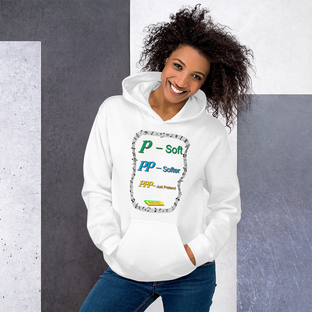 Triple Pianissimo (PPP)-JUST PRETEND  |  Unisex Heavy Blend Pullover Hoodie