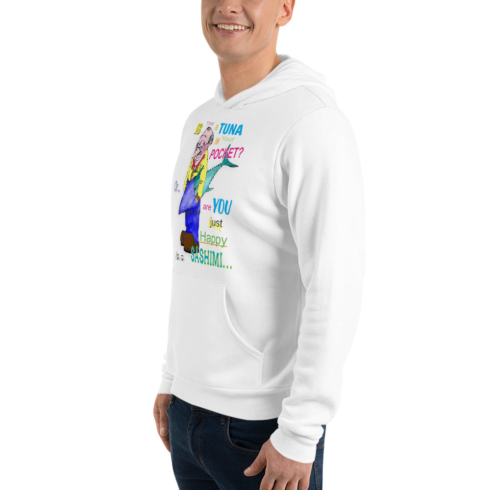 HAPPY SASHIMI  |  Unisex Midweight Fleece Pullover Hoodie