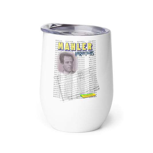 MAHLER VARIATIONS  |  Stainless Steel Wine Tumbler, 12oz