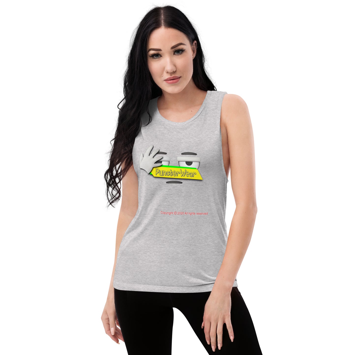 PunsterWear Logo  |  Women's Muscle Tank Top