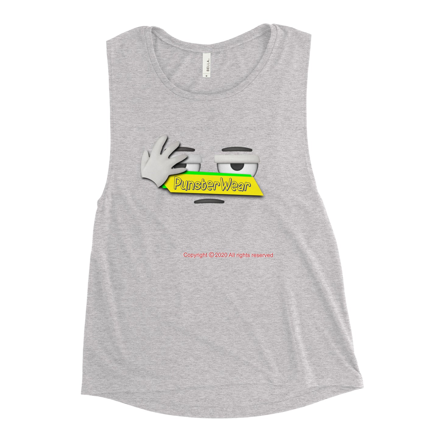 PunsterWear Logo  |  Women's Muscle Tank Top