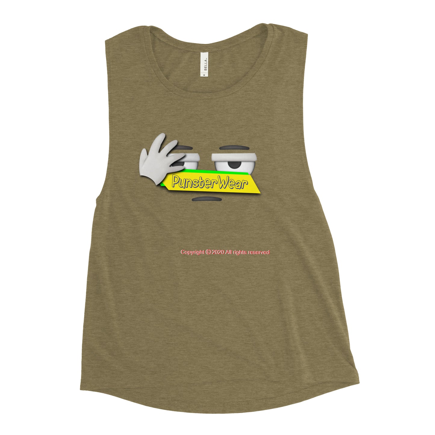 PunsterWear Logo  |  Women's Muscle Tank Top