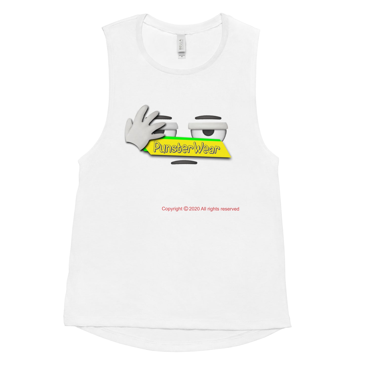 PunsterWear Logo  |  Women's Muscle Tank Top