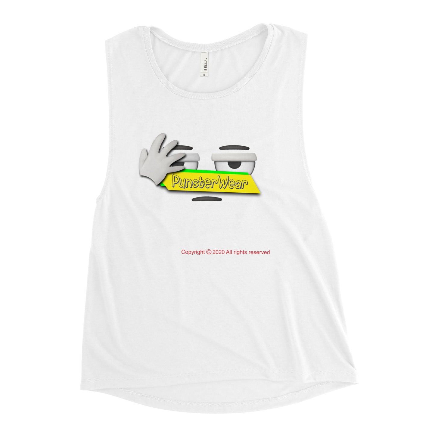 PunsterWear Logo  |  Women's Muscle Tank Top