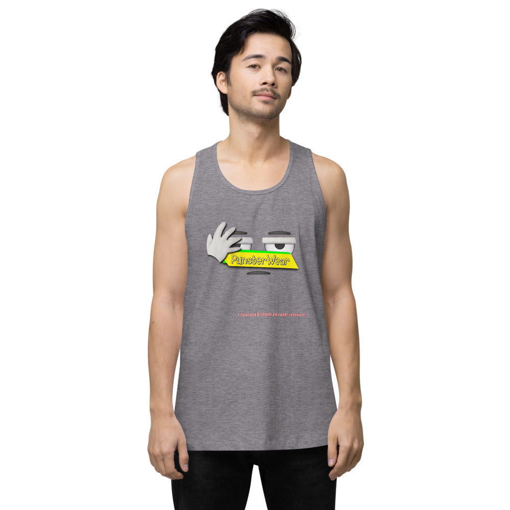 PunsterWear Logo   |   Men's Premium Tank Top