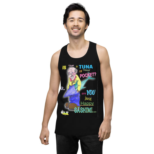 Happy Sashimi   |   Men's Premium Tank Top