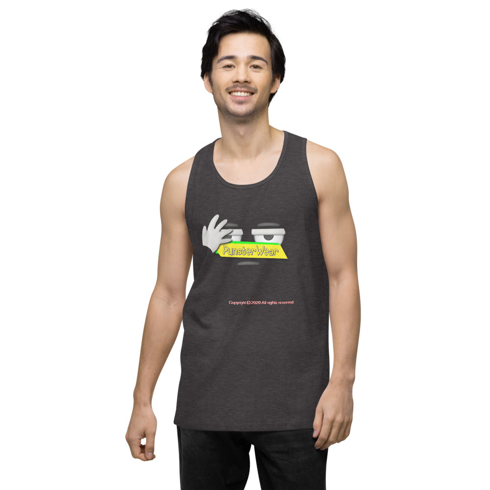 PunsterWear Logo   |   Men's Premium Tank Top