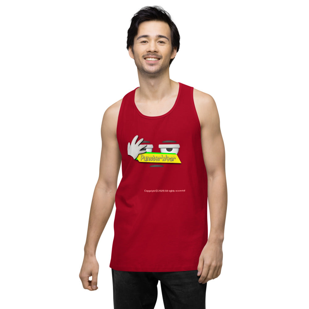 PunsterWear Logo   |   Men's Premium Tank Top