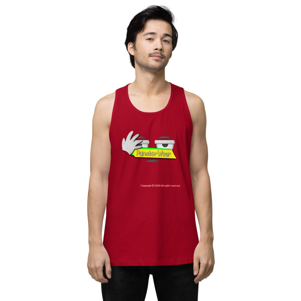 PunsterWear Logo   |   Men's Premium Tank Top