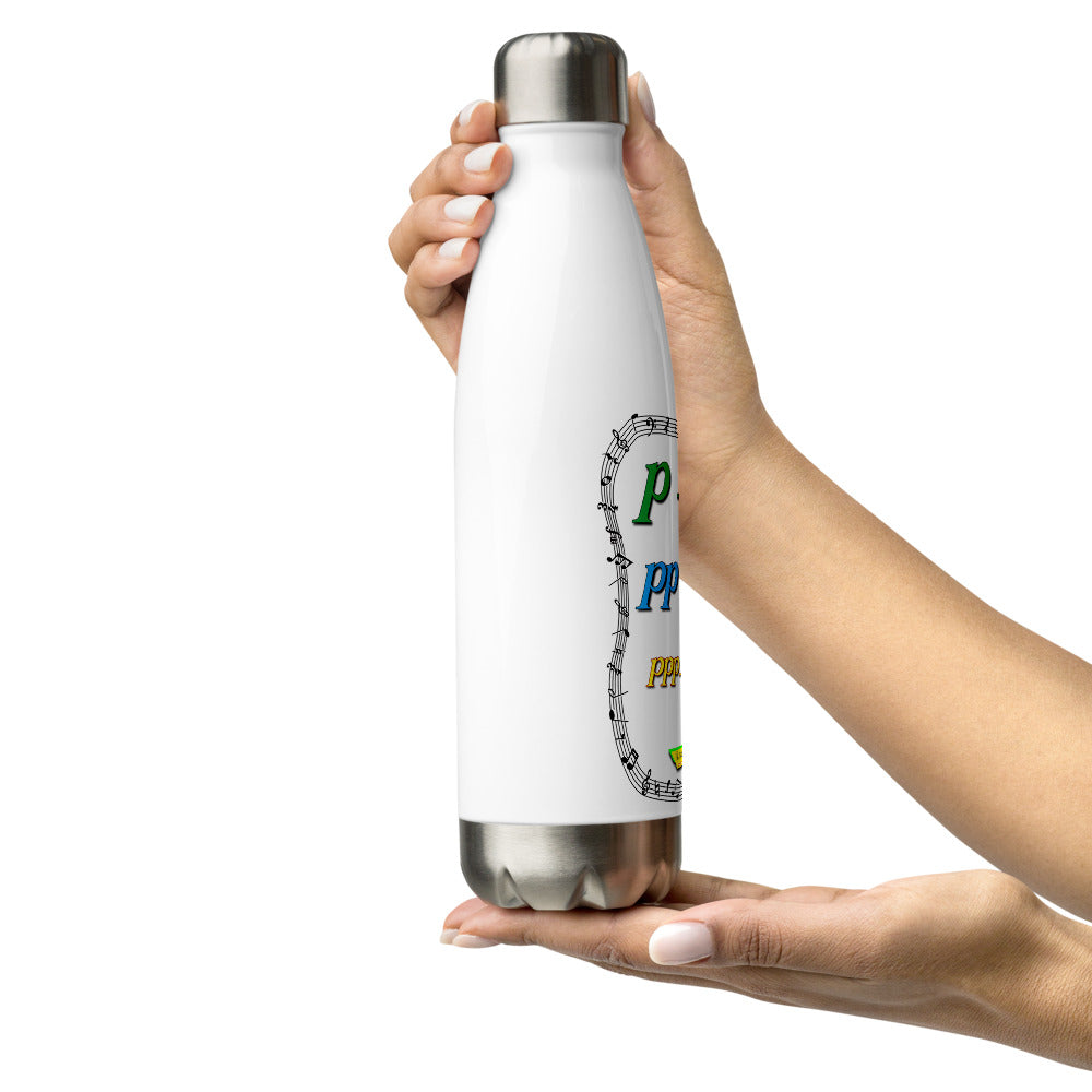 Triple Pianisimmo (PPP) – JUST PRETEND  |   Stainless Steel Water Bottle, 17oz